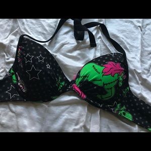 Zombie unicorn bikini top!